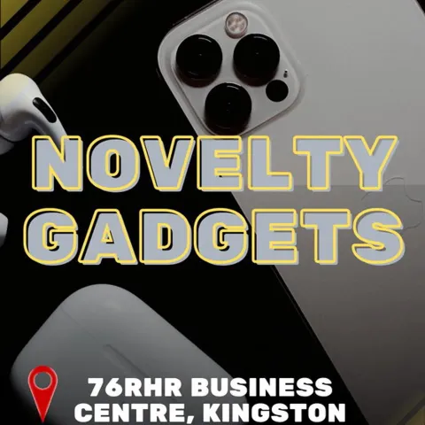 📍 Visit us today at Novelty Gadgets! ✨ Powered by Pinglinks Cellular 📱⚡️ Find us at 76RHR Business Centre, Red Hills Road, your go-to spo…