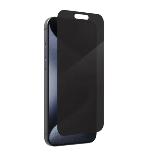 Privacy screen protector on a smartphone